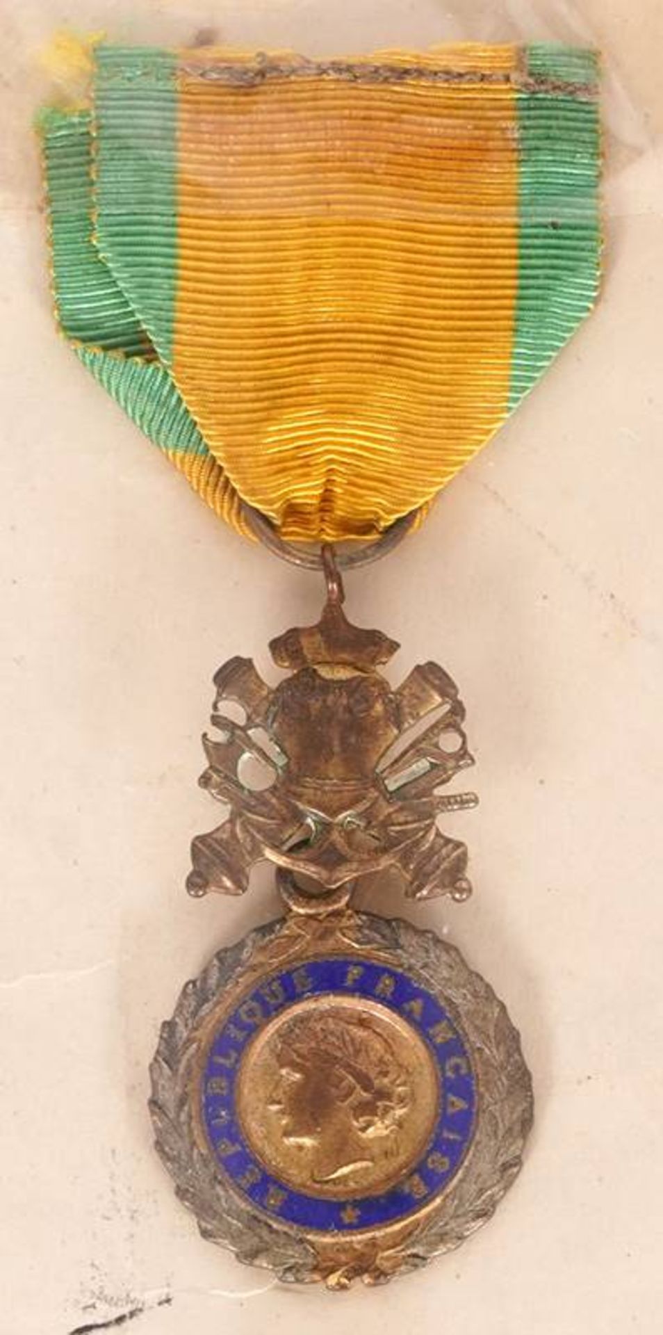 Military Medal with Diploma France - Image 2 of 3