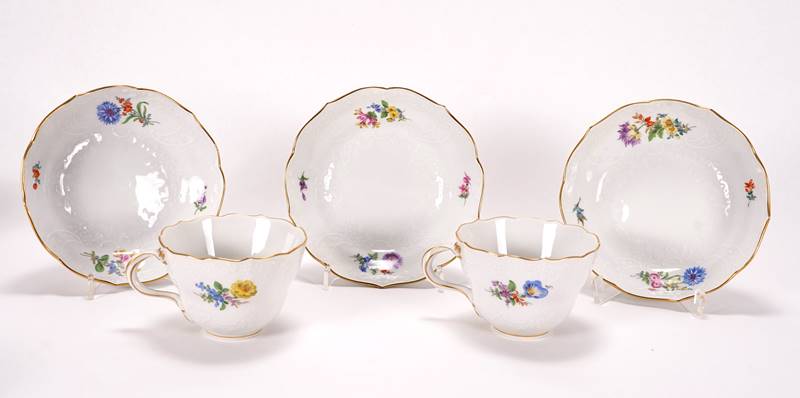 Assorted Meissen Cups - Image 2 of 5