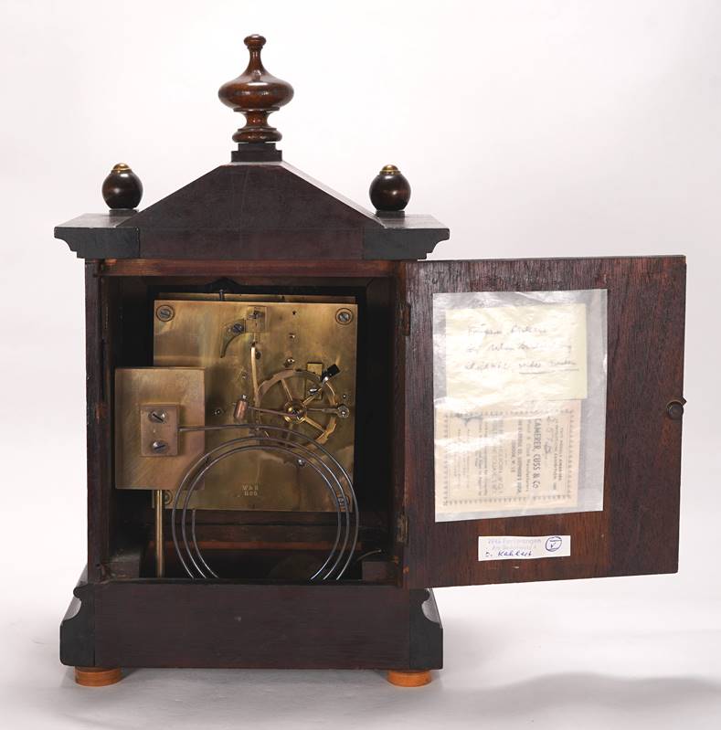 Bracket clock - Image 4 of 7