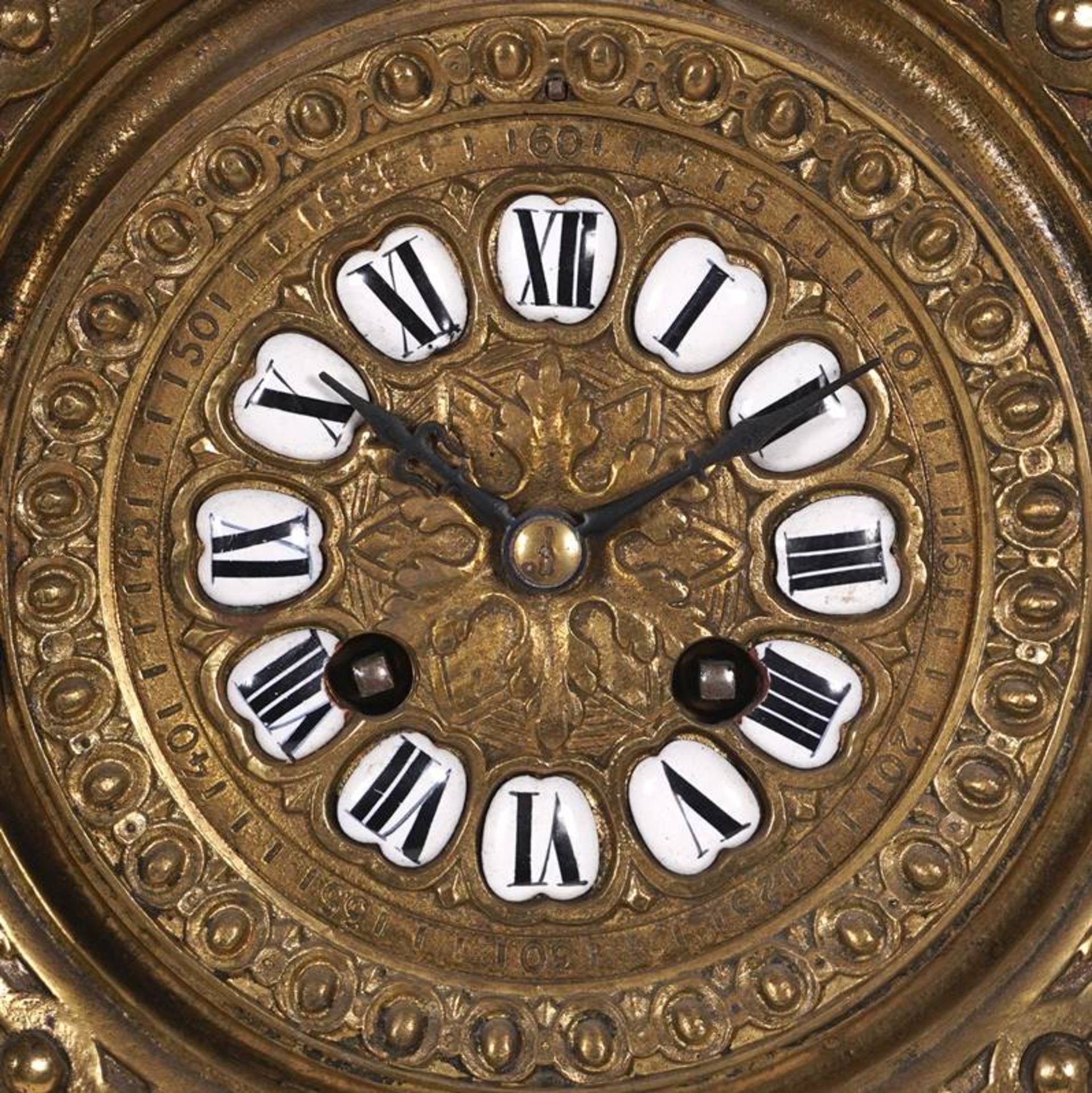 Baroque mantel clock - Image 2 of 7