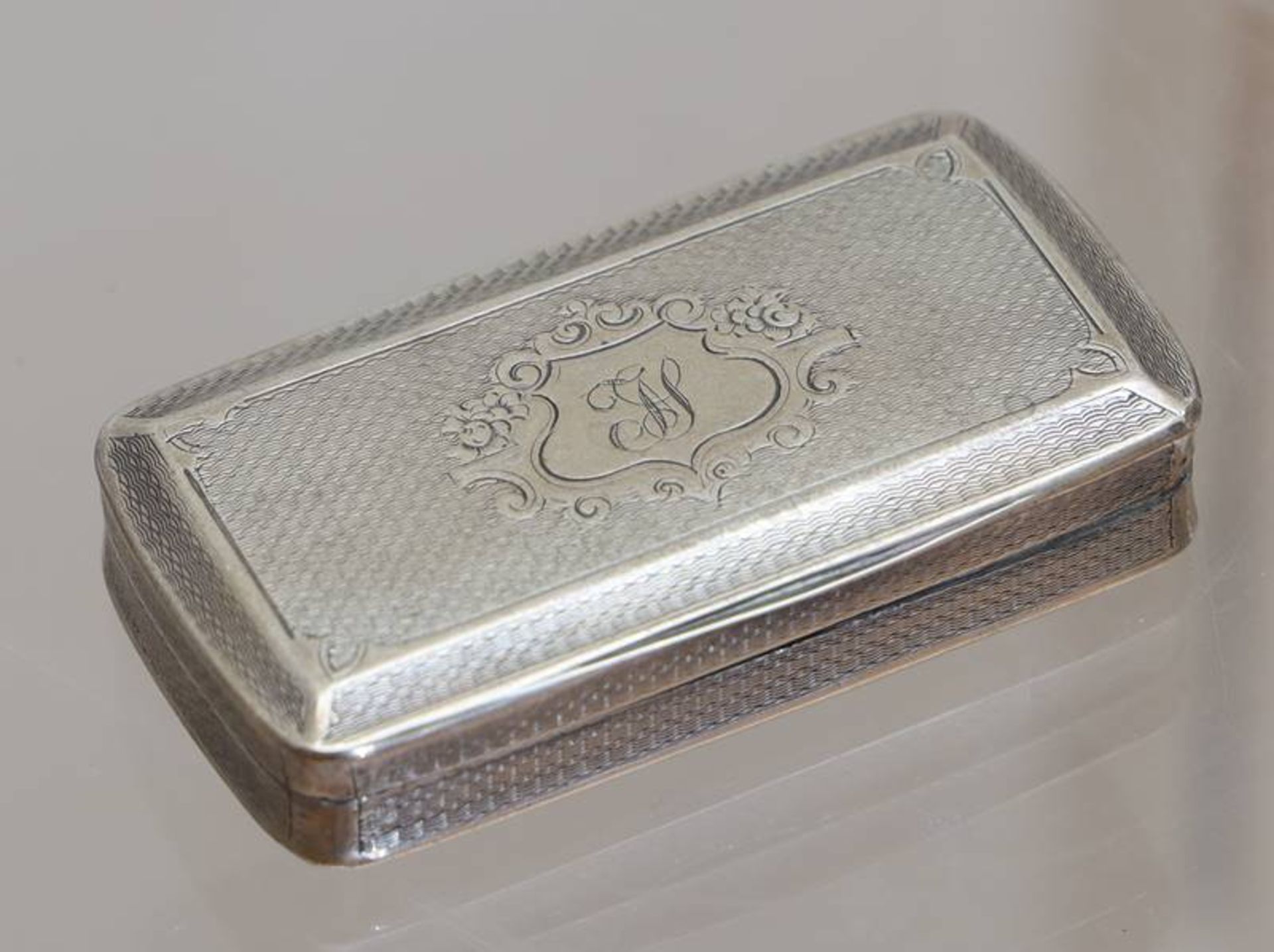 Small silver box