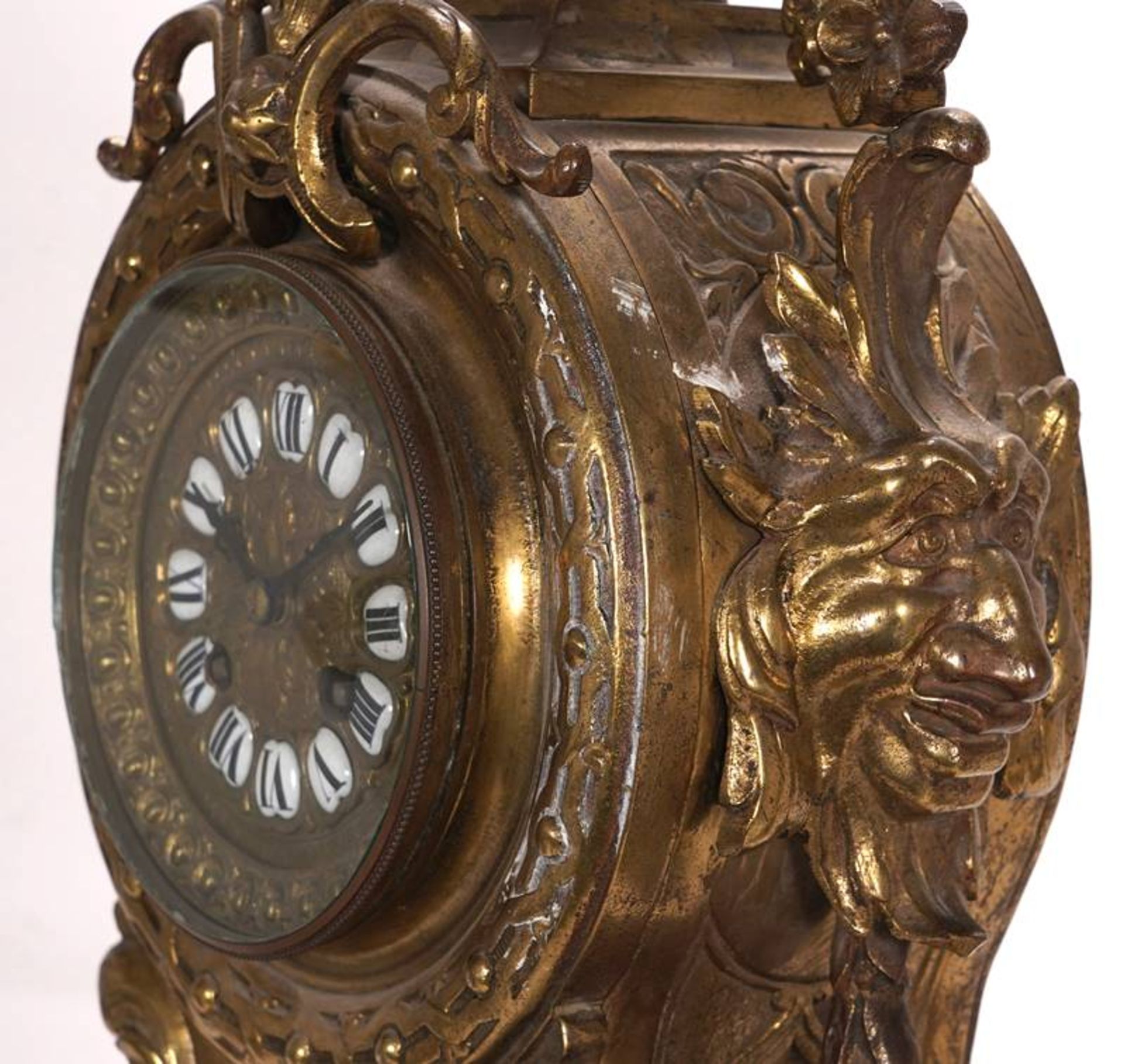 Baroque mantel clock - Image 7 of 7