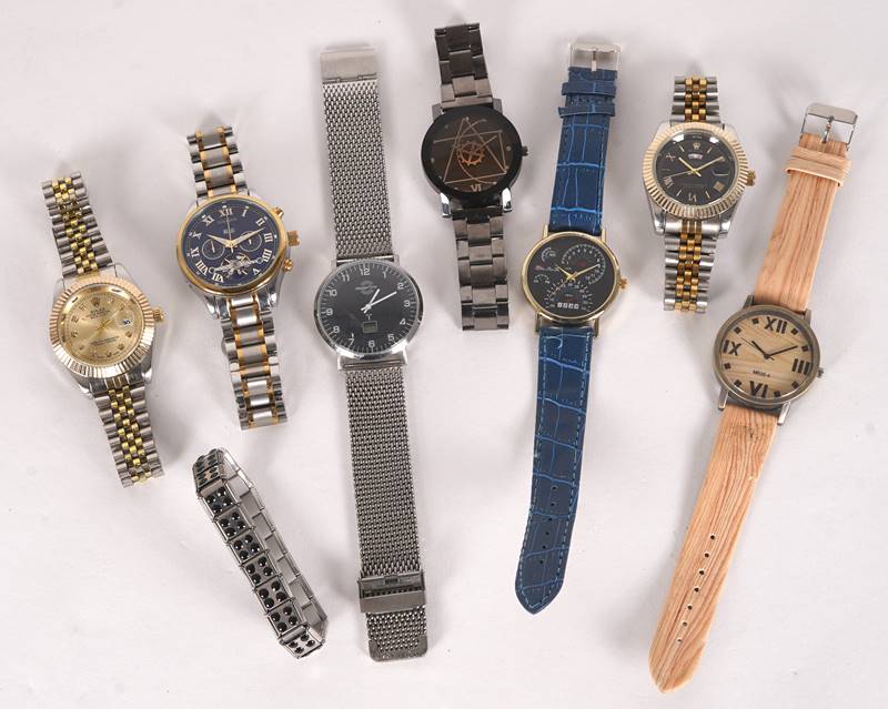 Mix of wristwatches