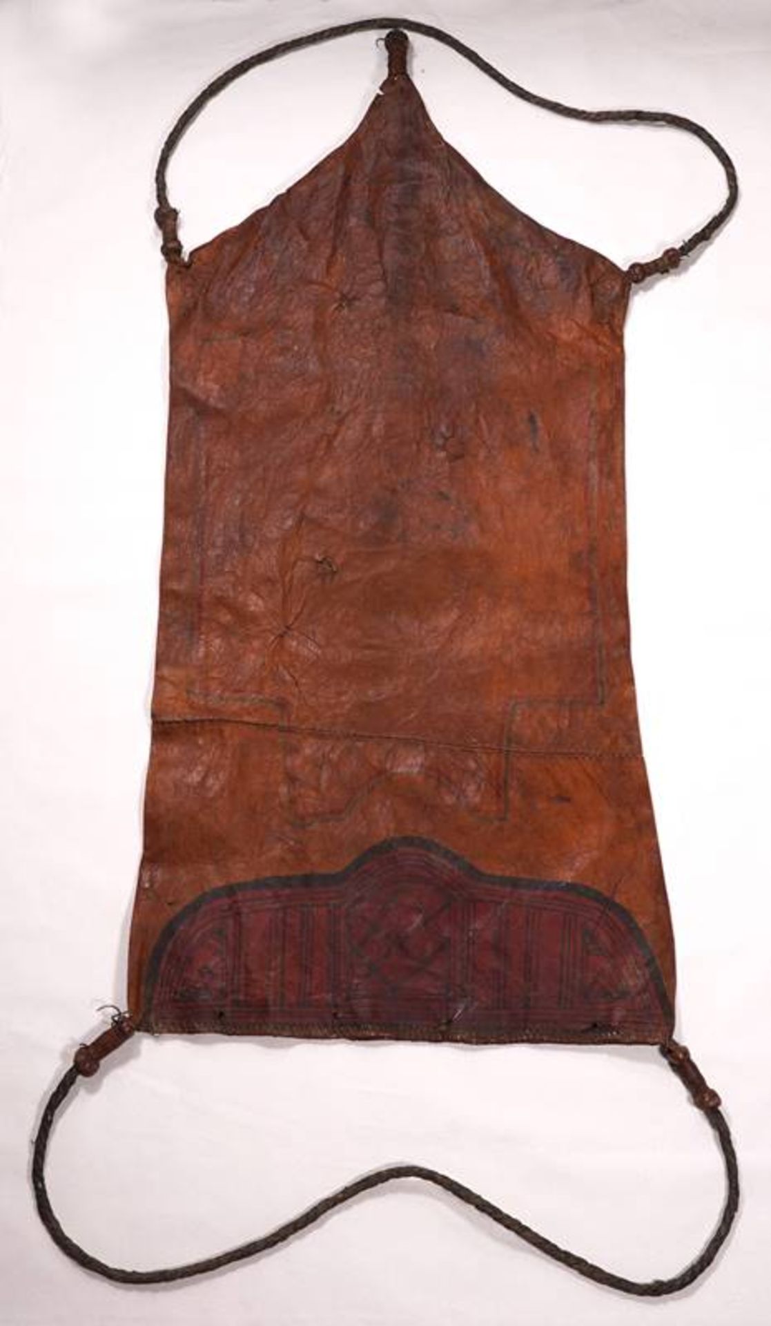 Large Tuareg leather bag - Image 4 of 4