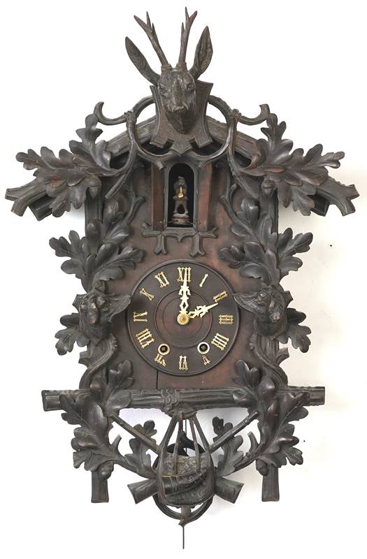 Hunting cuckoo clock