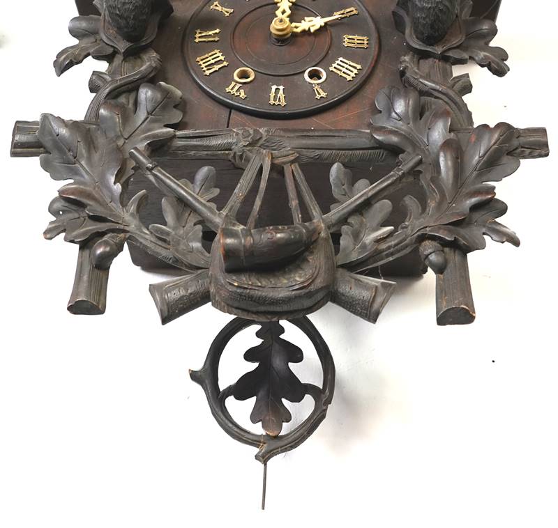 Hunting cuckoo clock - Image 2 of 6