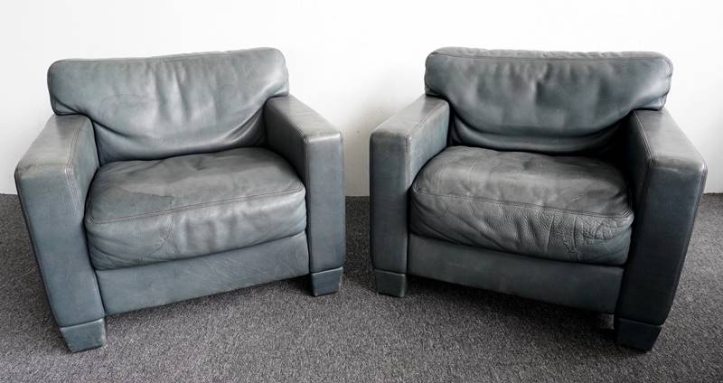 Pair of De Sede armchairs