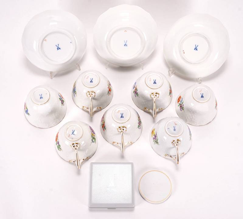 Assorted Meissen Cups - Image 4 of 5