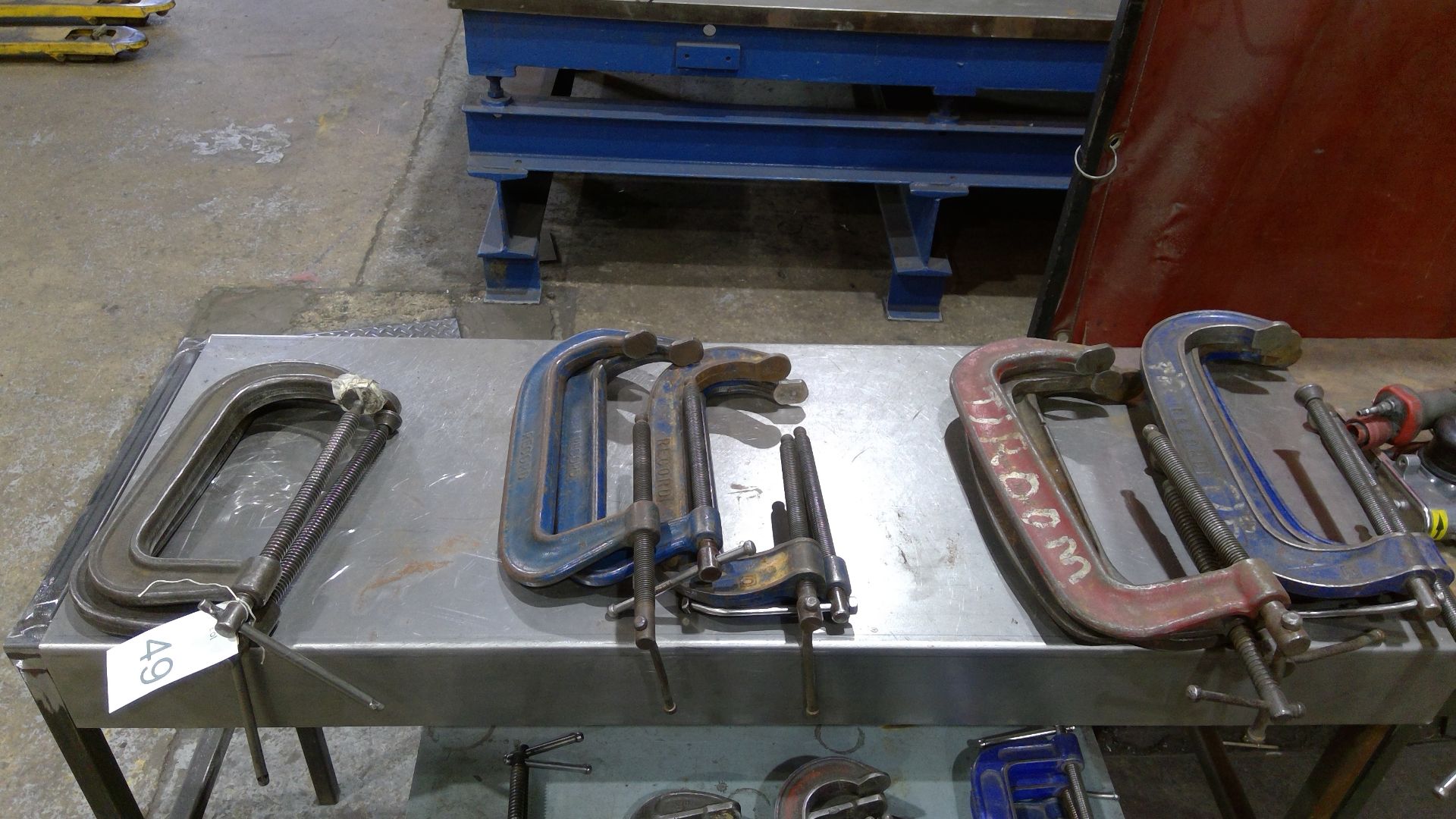 Quantity of assorted G-Clamps