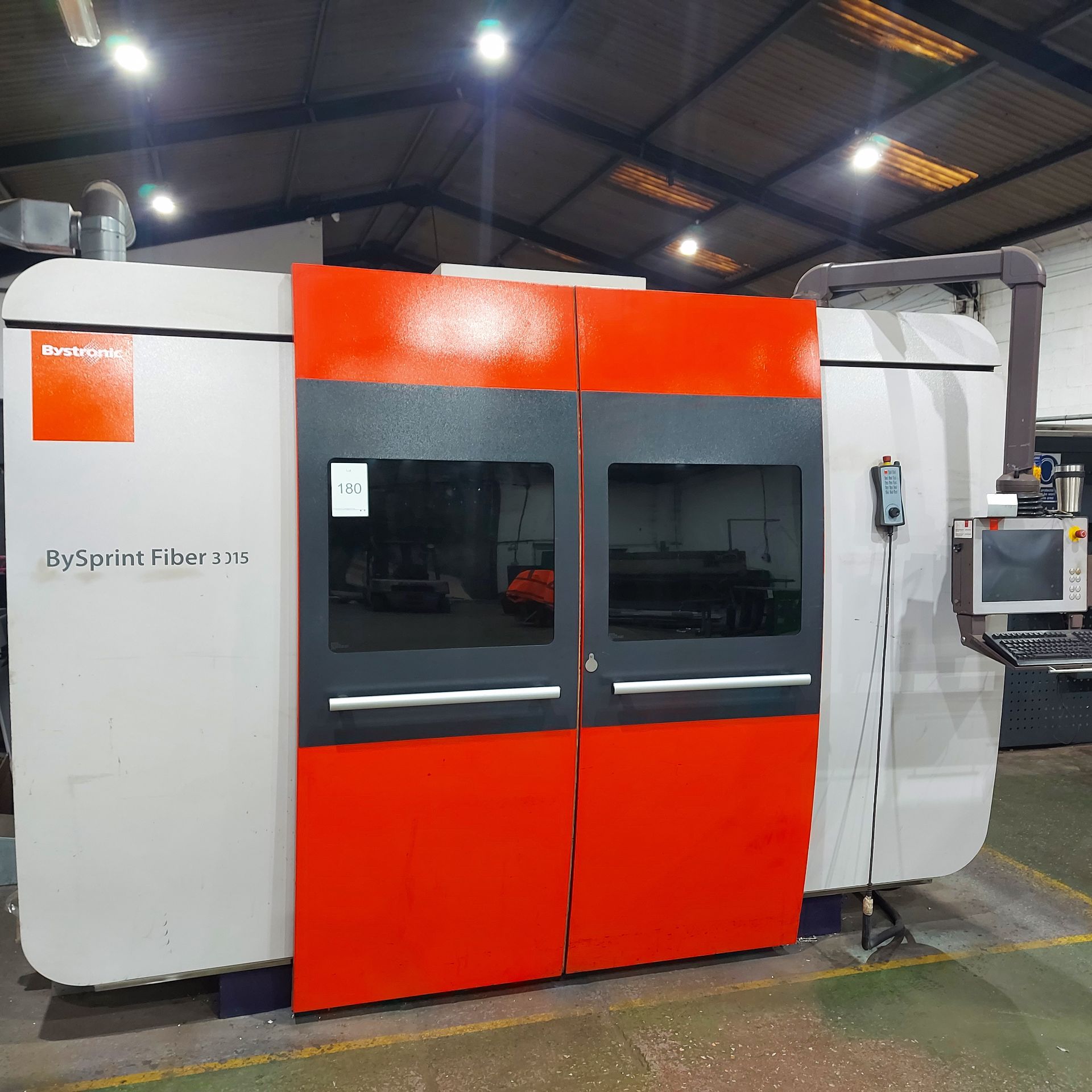 Bystronic BySprint Fiber 3015 CNC 3kW Laser Cutter Year 2014 with ByLoader 3015 Sheet Loading System - Image 2 of 9