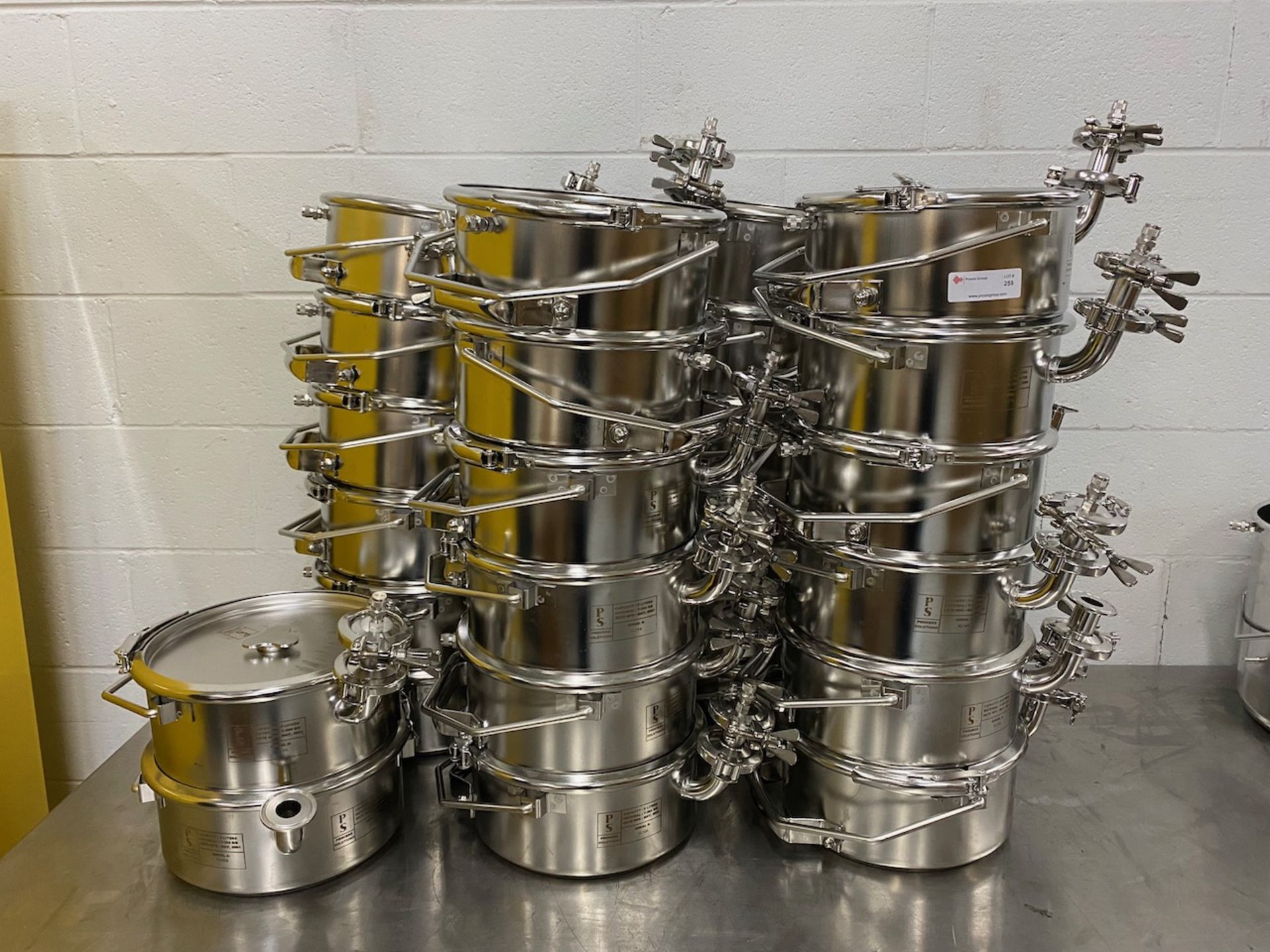 Lot of Stainless Steel Pots