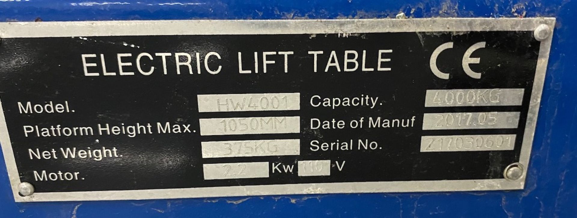 Lift Table - Image 2 of 3