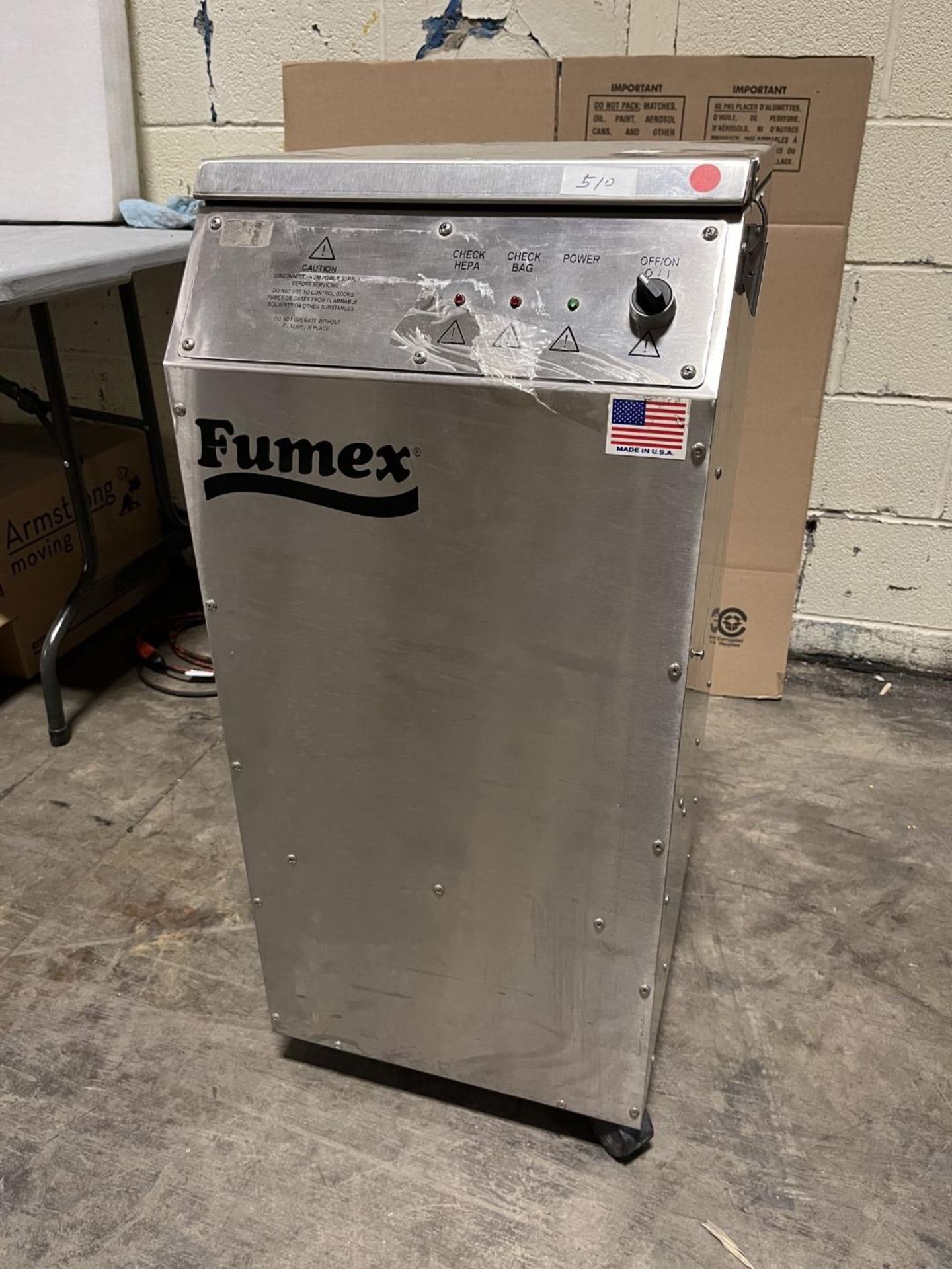 Fumex Fume Extractor Air Filtration System, Model FA2SS