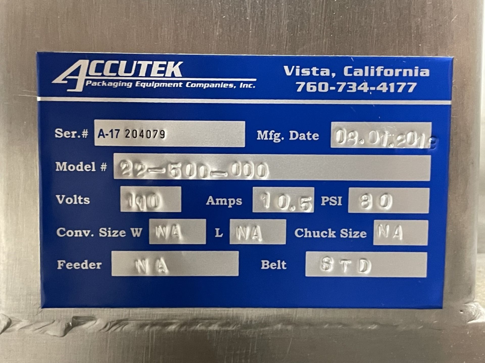 Accutek bottle liquid filling line - Built in 2019 - Image 27 of 85