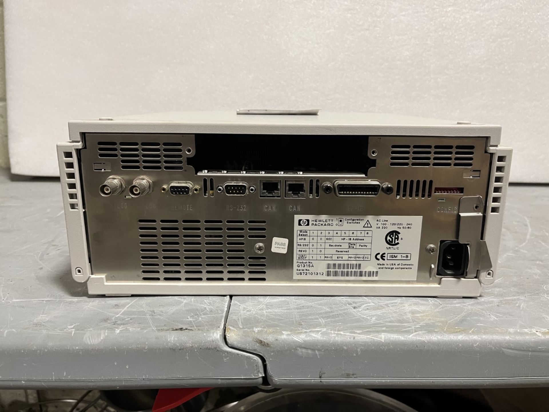 Hewlett Packard 1100 Series Diode Array Detector, Model G1315A - Image 3 of 4