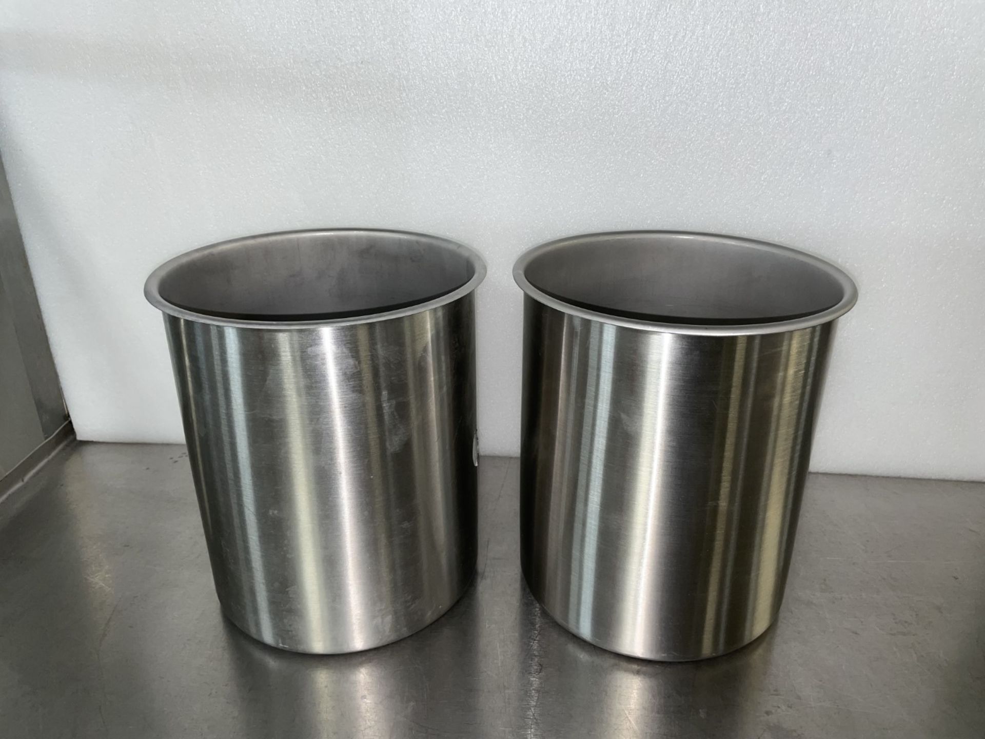 Lot of Stainless Steel Beakers/Pots