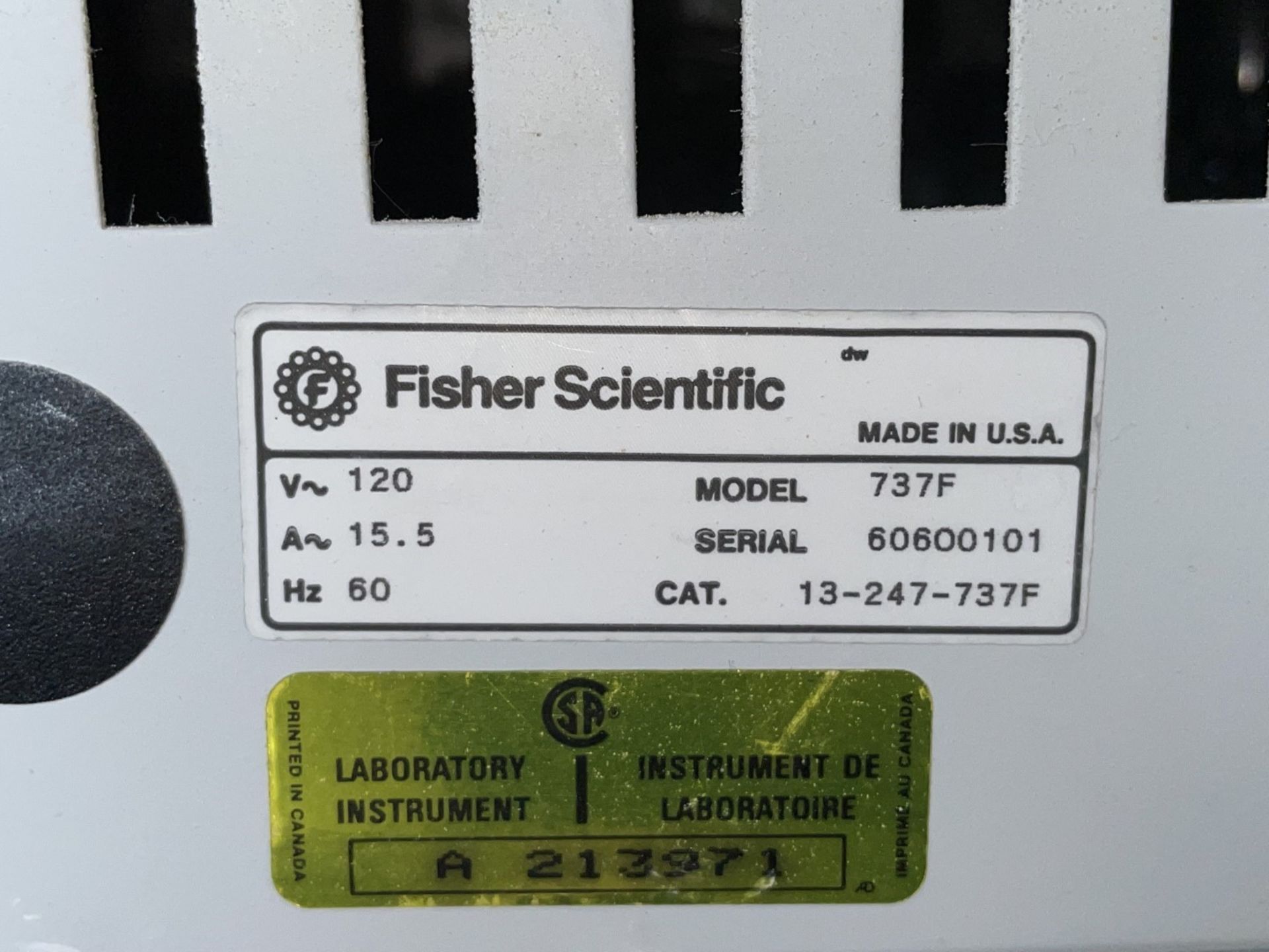 Fisher Scientific Isotemp Oven, Model 737F - Image 2 of 7