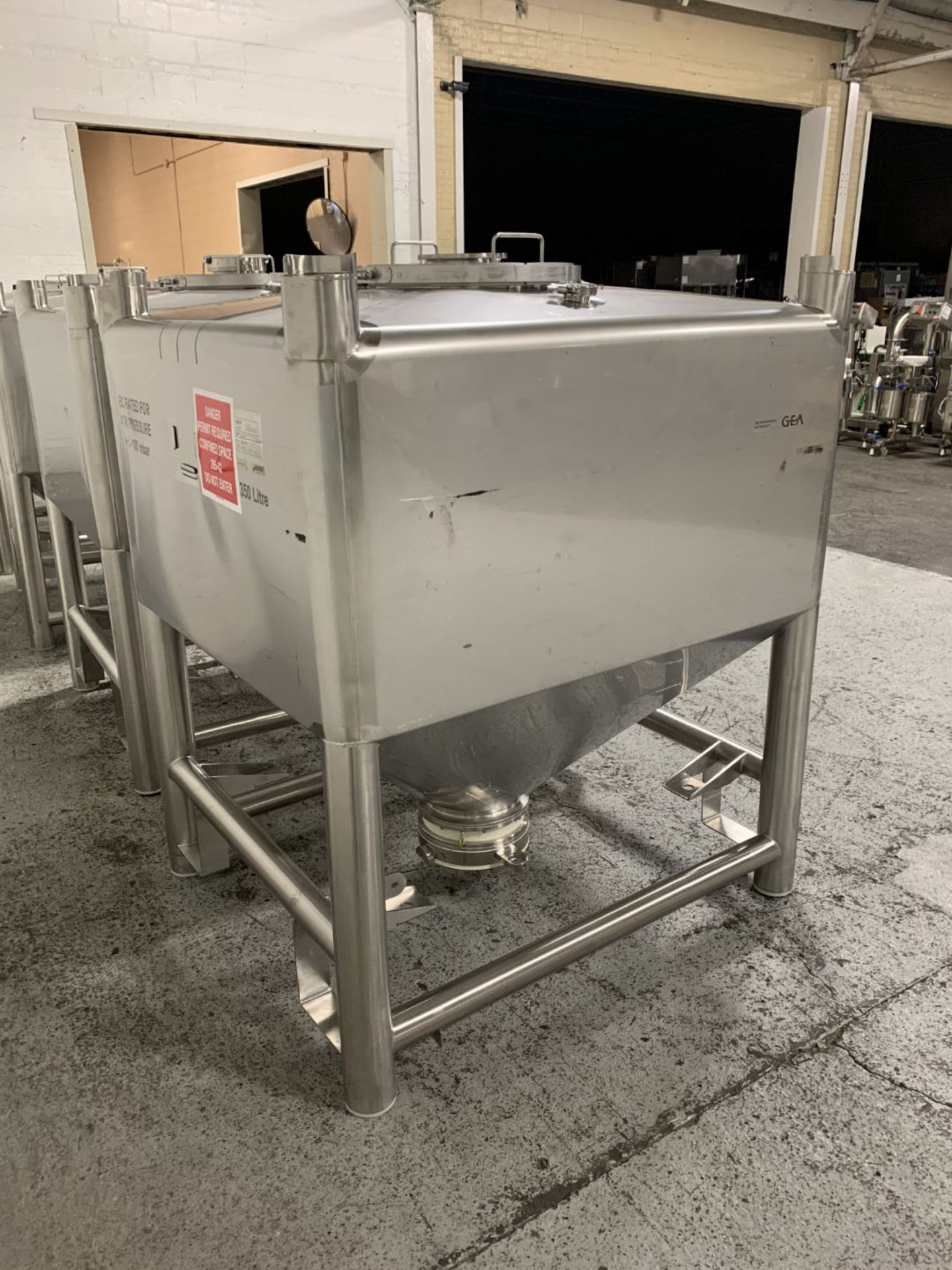 (1) 1,350 Liter GEA Buck Systems Tote, model 13373-A02 - Image 2 of 6