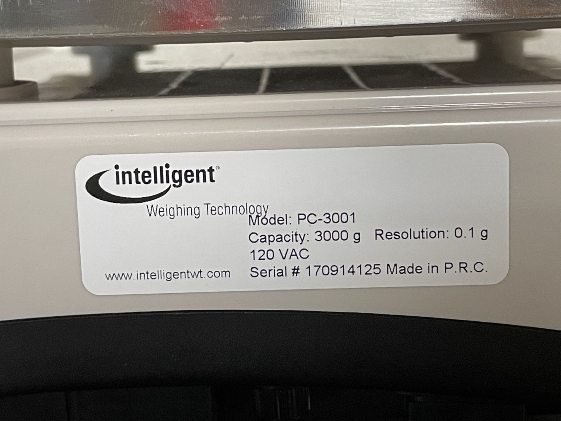 Intelligent Weighing Technology Intelli-Lab Balance, Model PC-3001 - Image 2 of 4