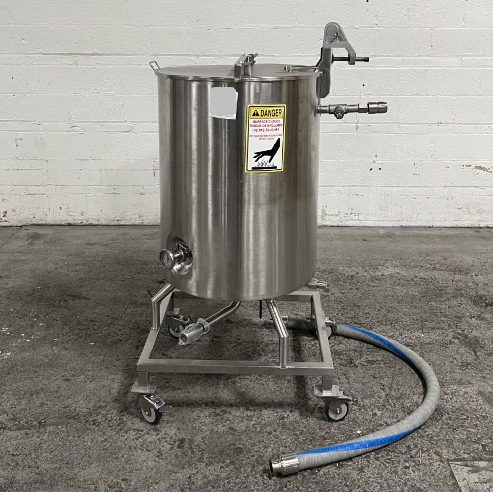 Jacketed Stainless Steel Tank, Portable