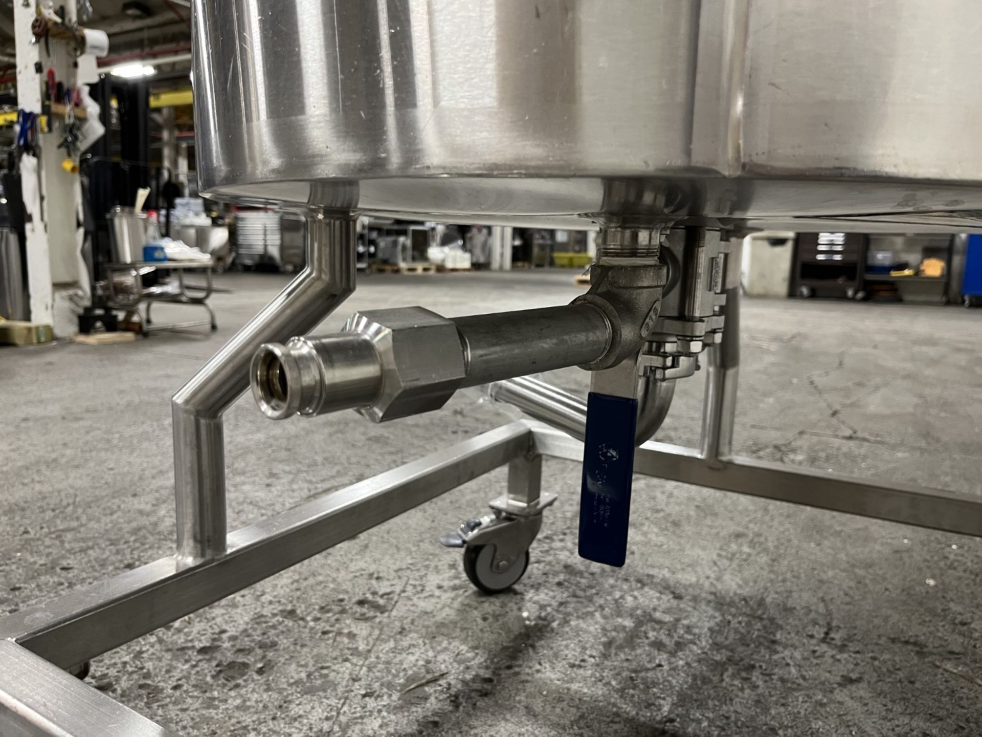 Jacketed Stainless Steel Tank, Portable - Image 9 of 12
