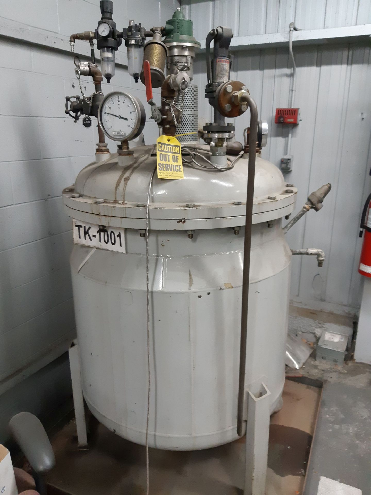 Linden 500 liter Jacketed Component Tank with Agitator