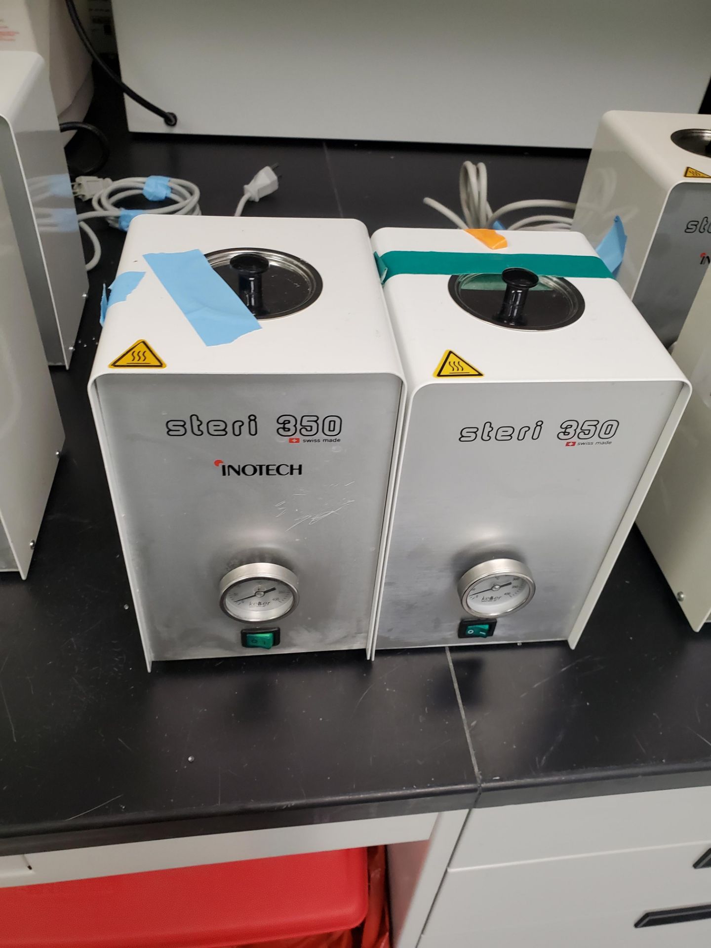(2) Inotech Steri 350 Sterilizers, Media Glass Beads, Max Tep 250 Degree C (Asset I.D. # ) - Image 2 of 3