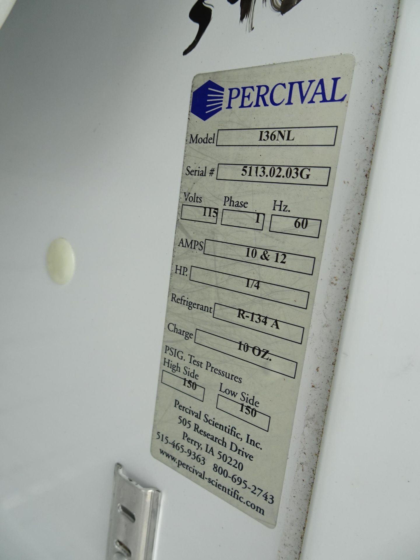 Percival Incubator Model I-36NL - Image 4 of 8
