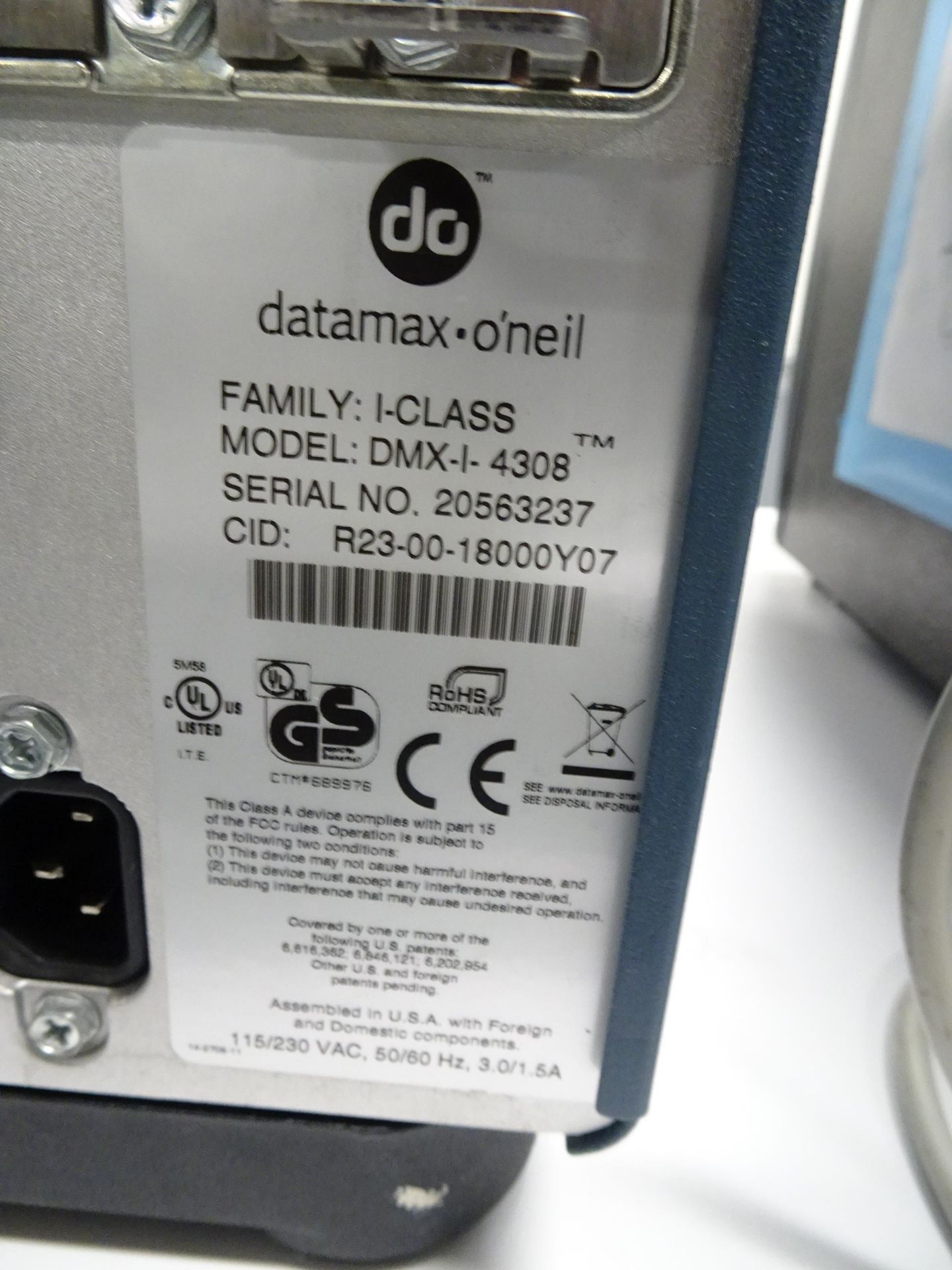 Datamax -O'neil I-Class Bar Code Printer - Image 4 of 5