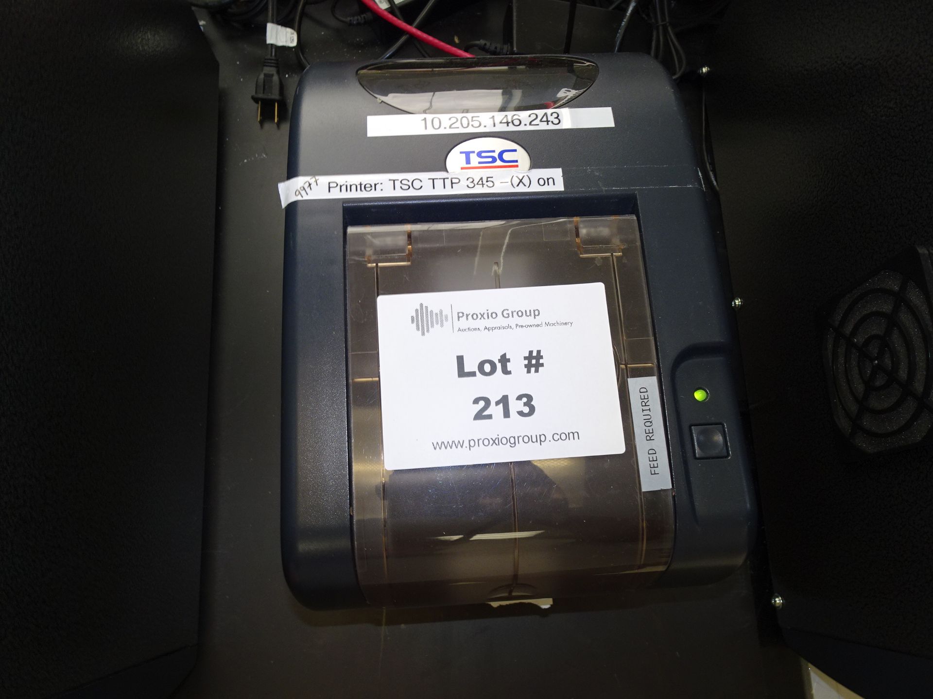 TSC TTP-345 Thermal Label Printer (Asset I.D. # )