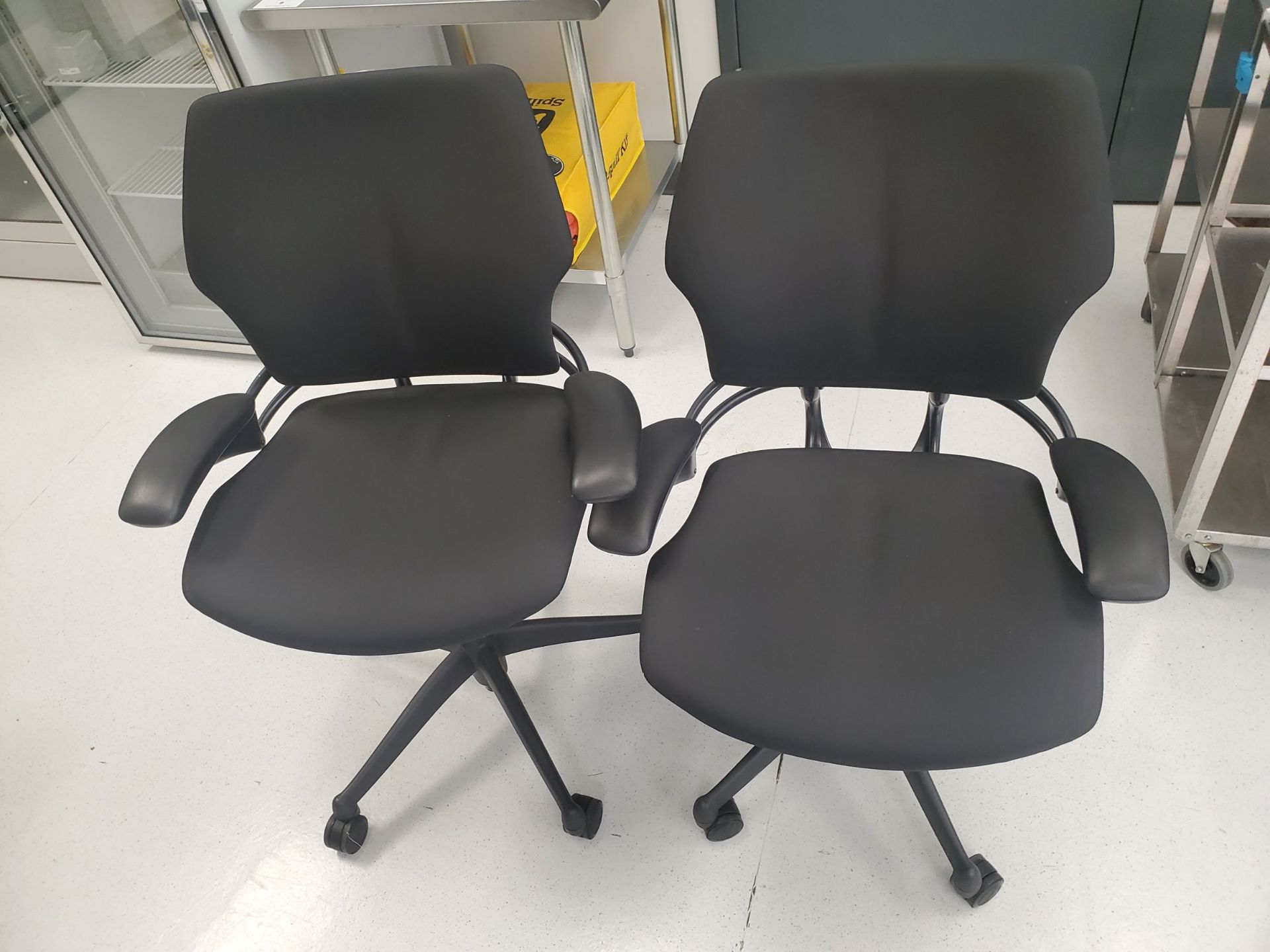 (2) Humanscale (5) Wheel Pneumatically Adjustable Swivel Based Office Chairs (Asset I.D. # )