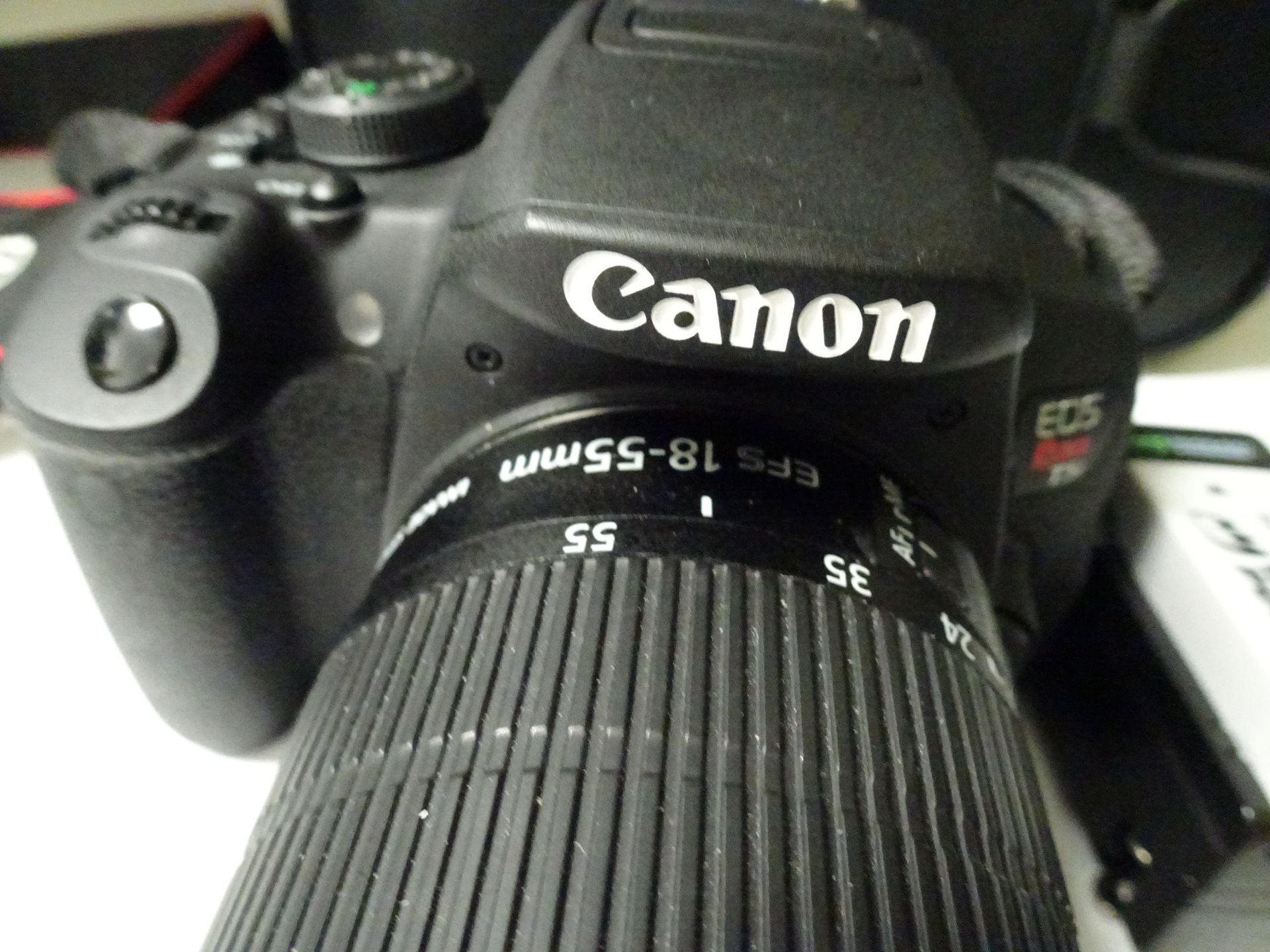 Canon EOS Rebel T5i DSLR sn 302075003371 w/ Canon EF-S 18-55mm 1:3.5-5.6 IS STM /58mm Lens, (2) - Image 12 of 15