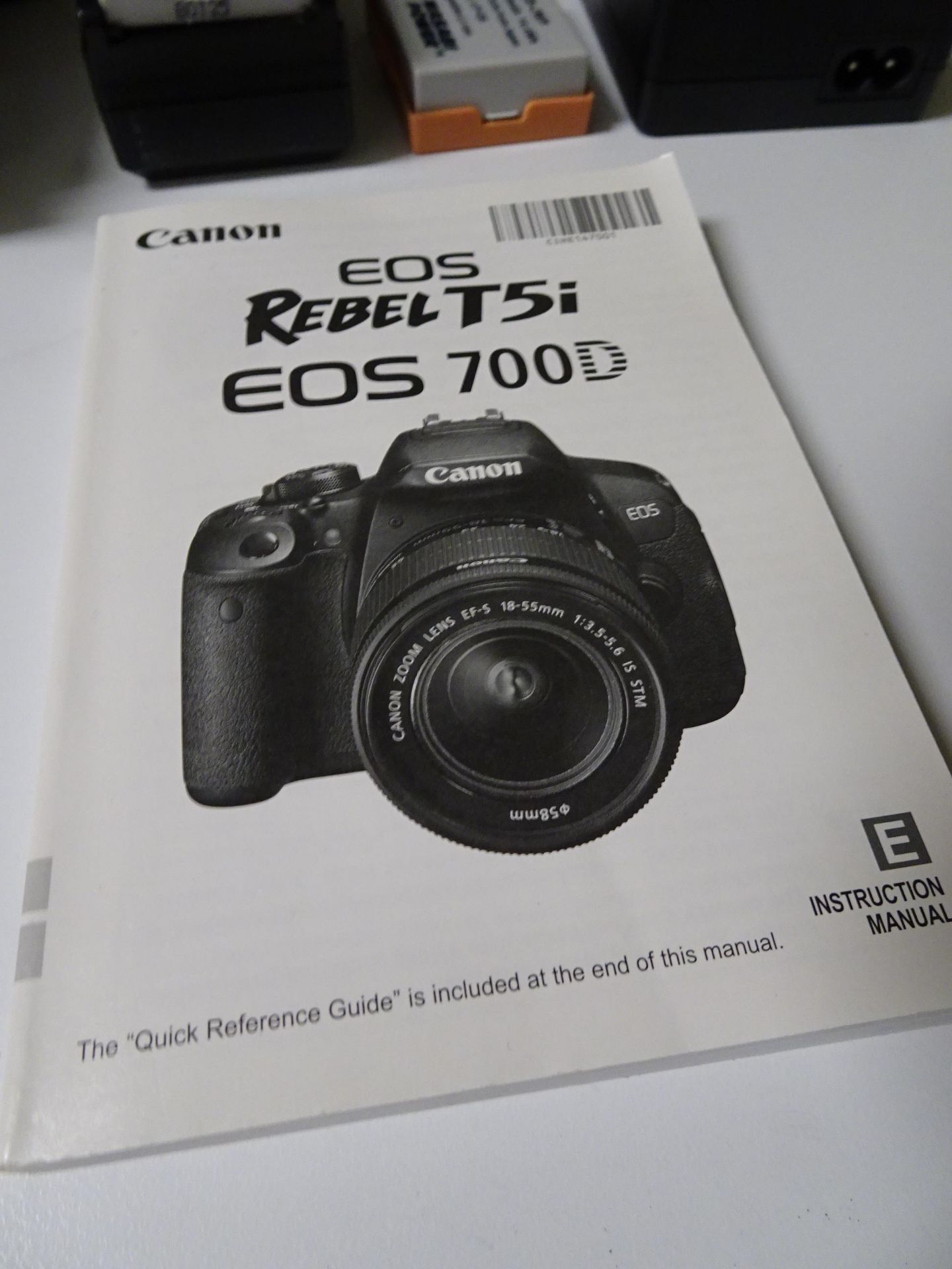 Canon EOS Rebel T5i DSLR sn 302075003371 w/ Canon EF-S 18-55mm 1:3.5-5.6 IS STM /58mm Lens, (2) - Image 9 of 15
