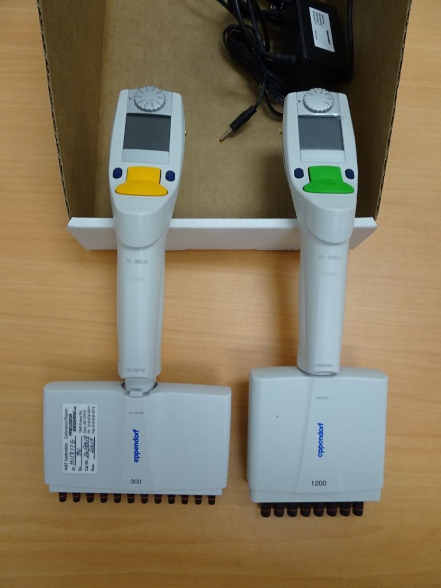(2) Eppendorf Multi Channel Electronic pipettes