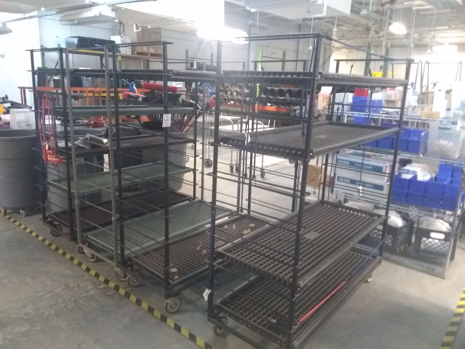 Lot of Metal Racks