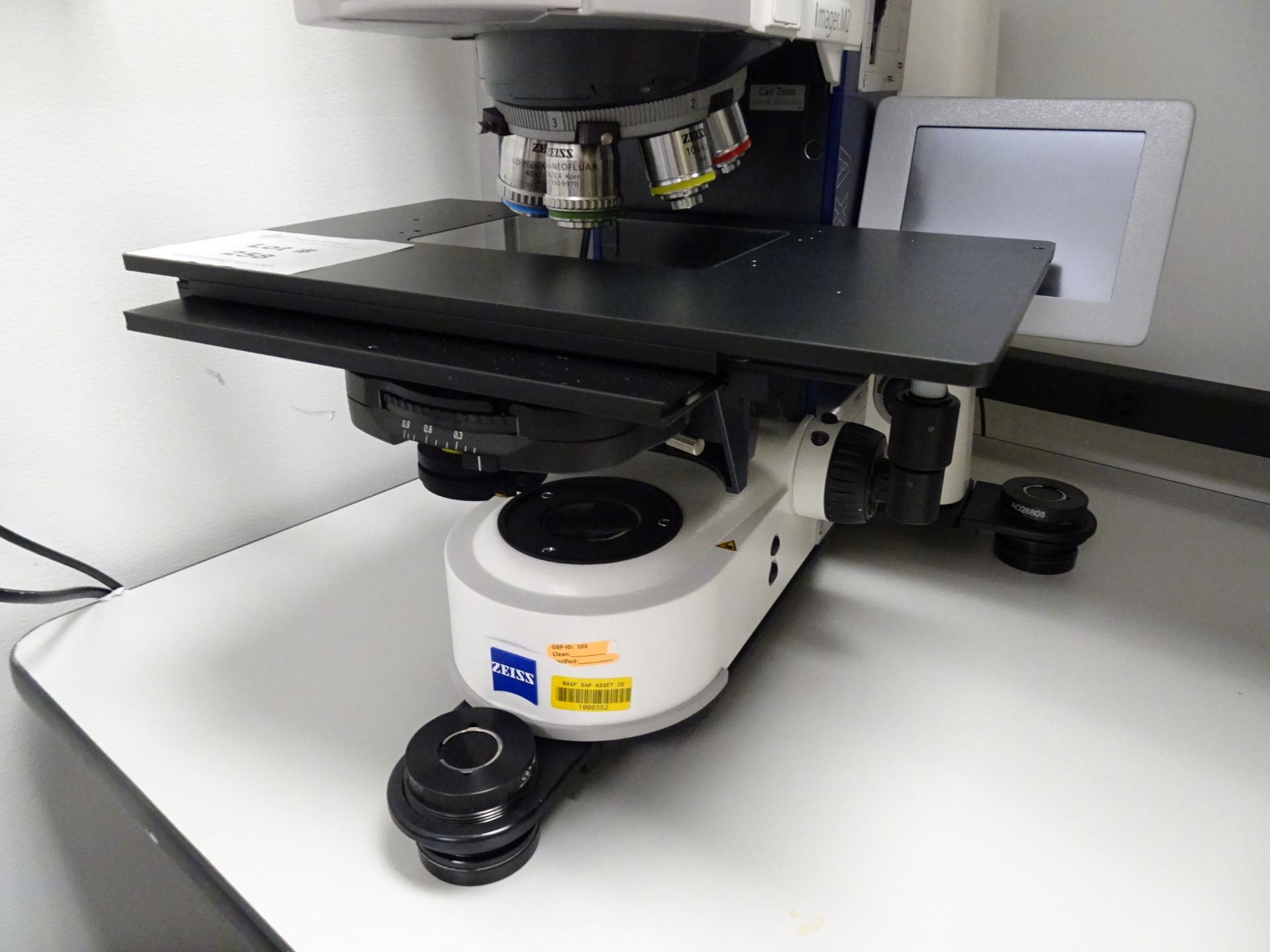Zeiss Axio Imager.M2 Microscope With AxioCam MRM Camers With 60N-C 1" Camera Adapter, (2) 1PL 10x/23 - Image 12 of 22