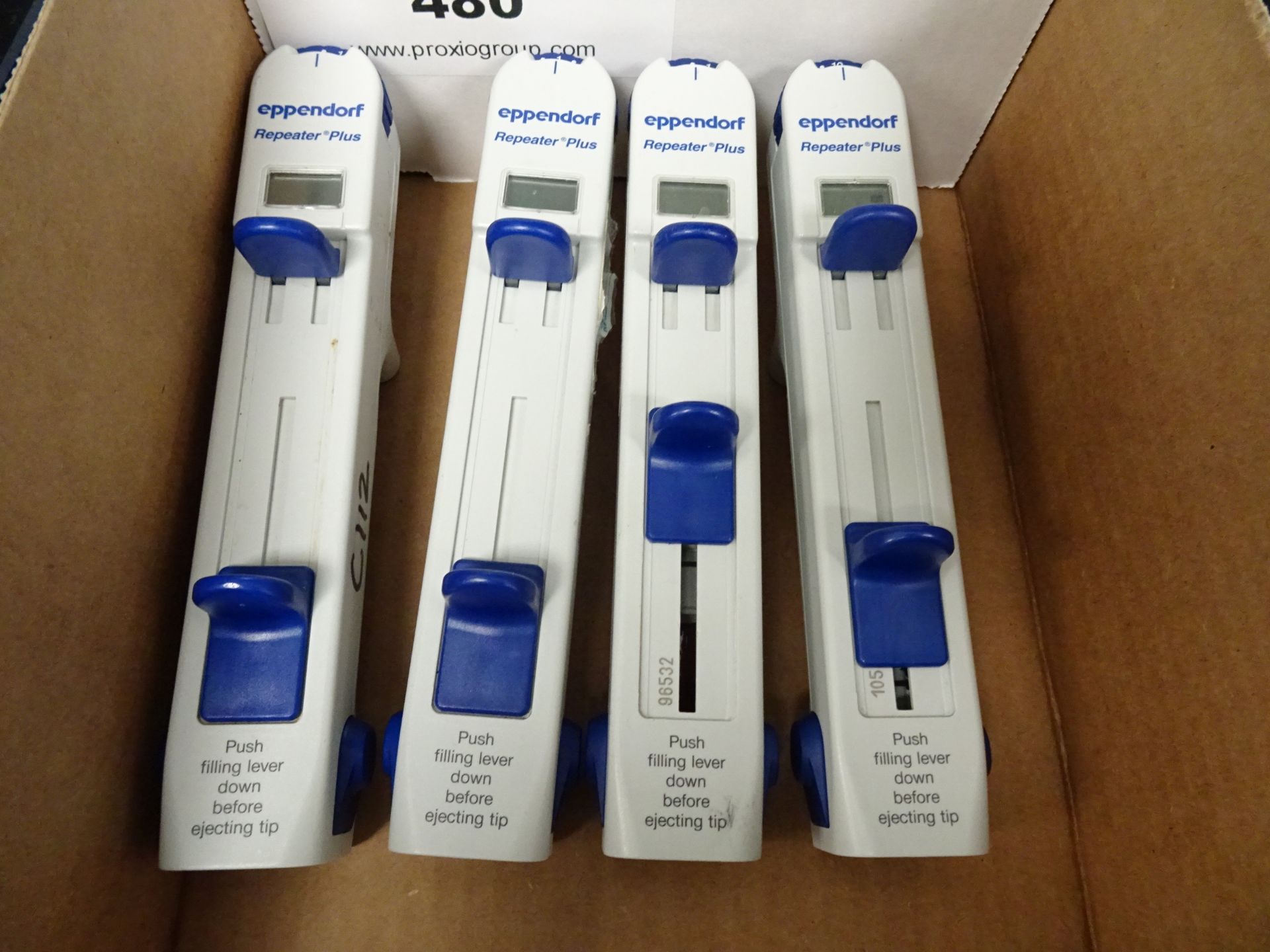 (4) Eppendorf Repeater Plus For Combi Tips (Asset I.D. # )