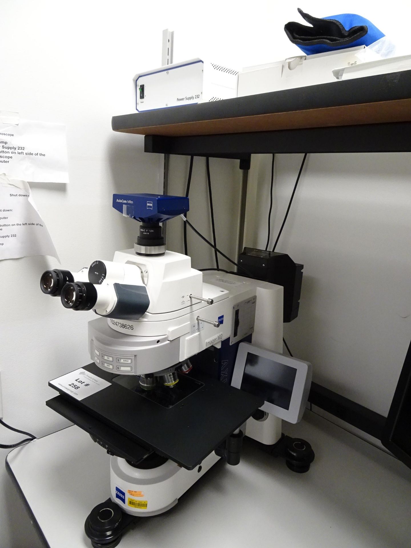 Zeiss Axio Imager.M2 Microscope With AxioCam MRM Camers With 60N-C 1" Camera Adapter, (2) 1PL 10x/23 - Image 2 of 22