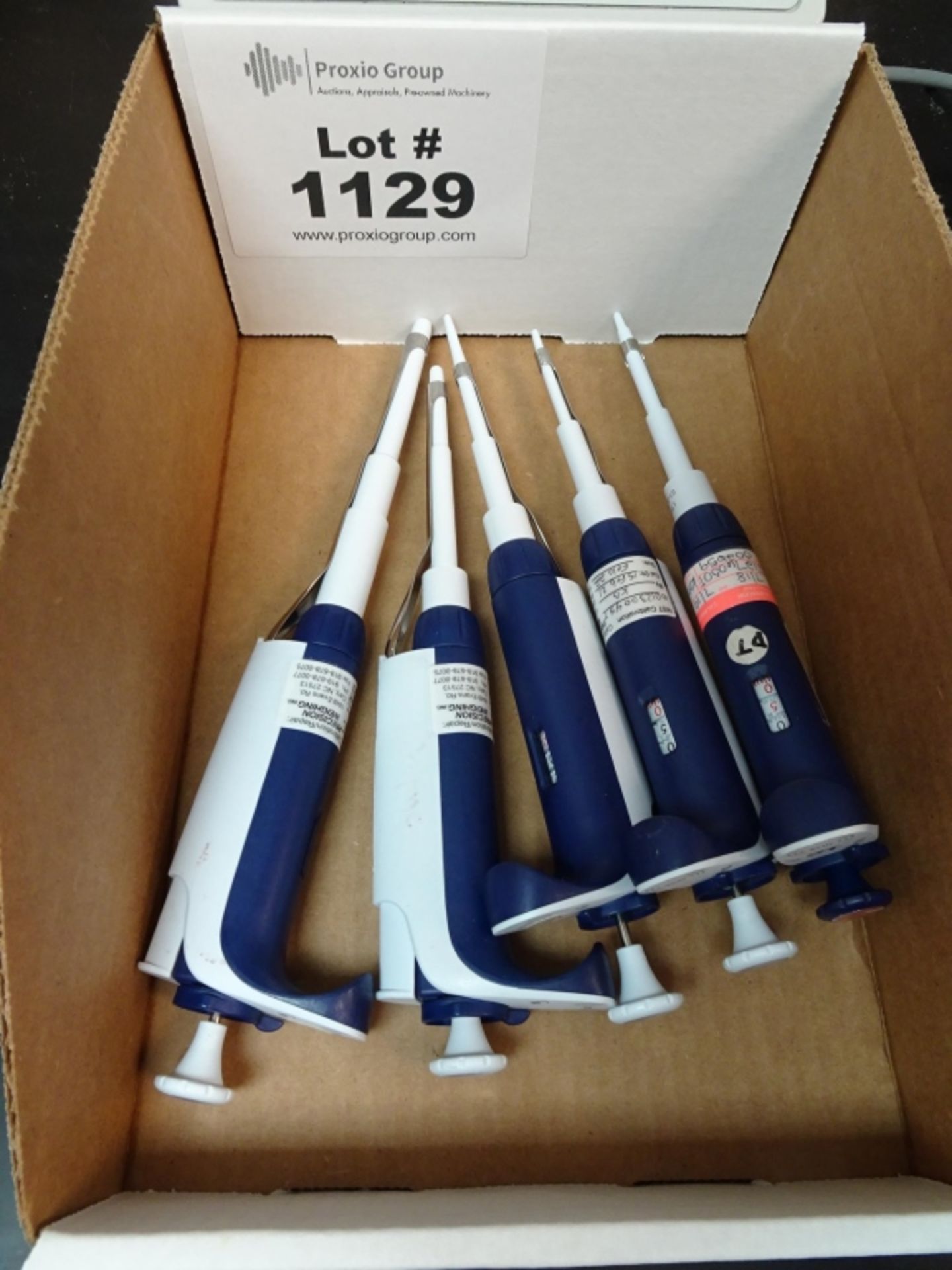 Lot of (5) Rainin RFID Pipetters