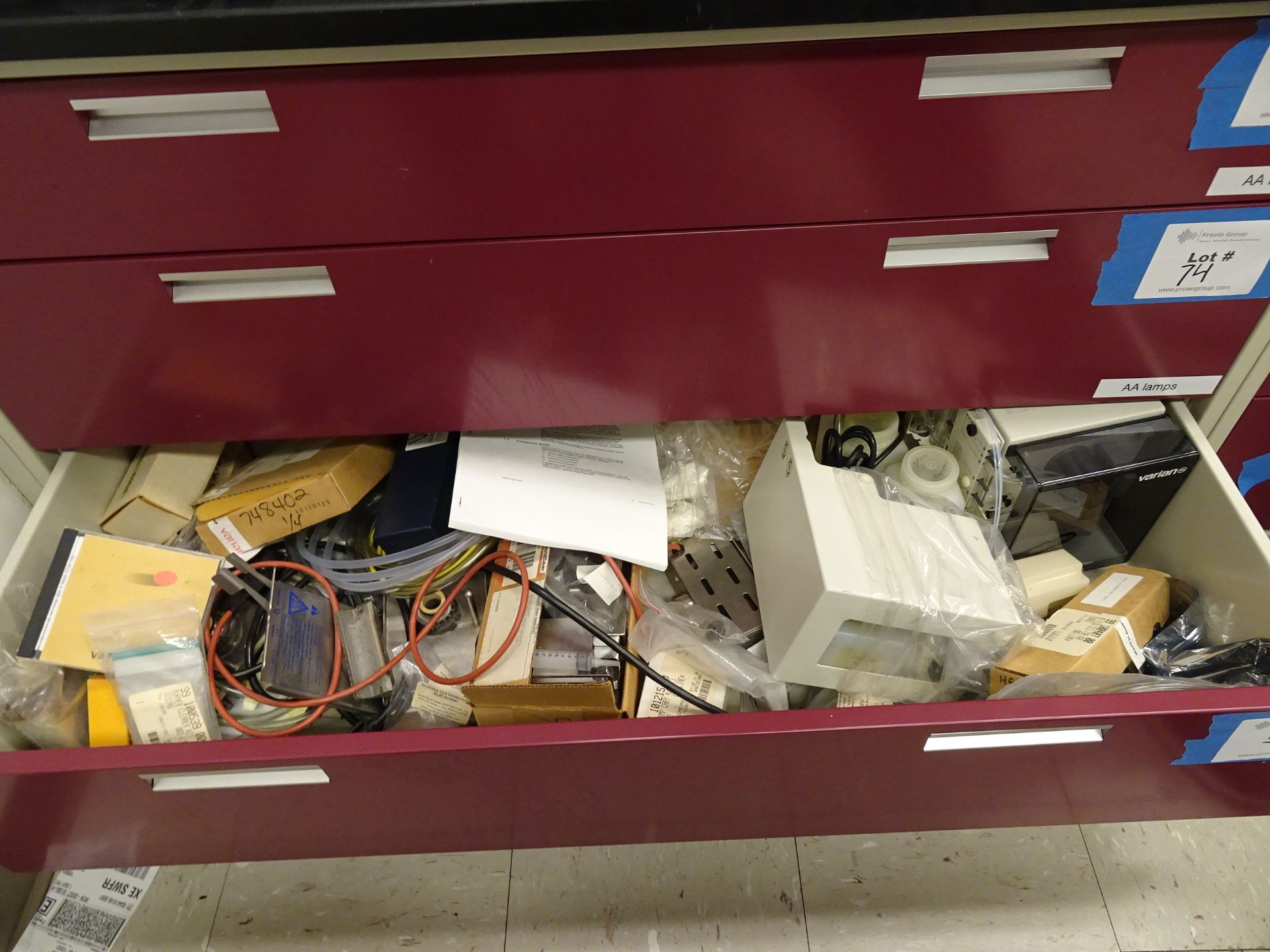 Drawer of Misc Lab Fixtures and Parts - Image 3 of 5