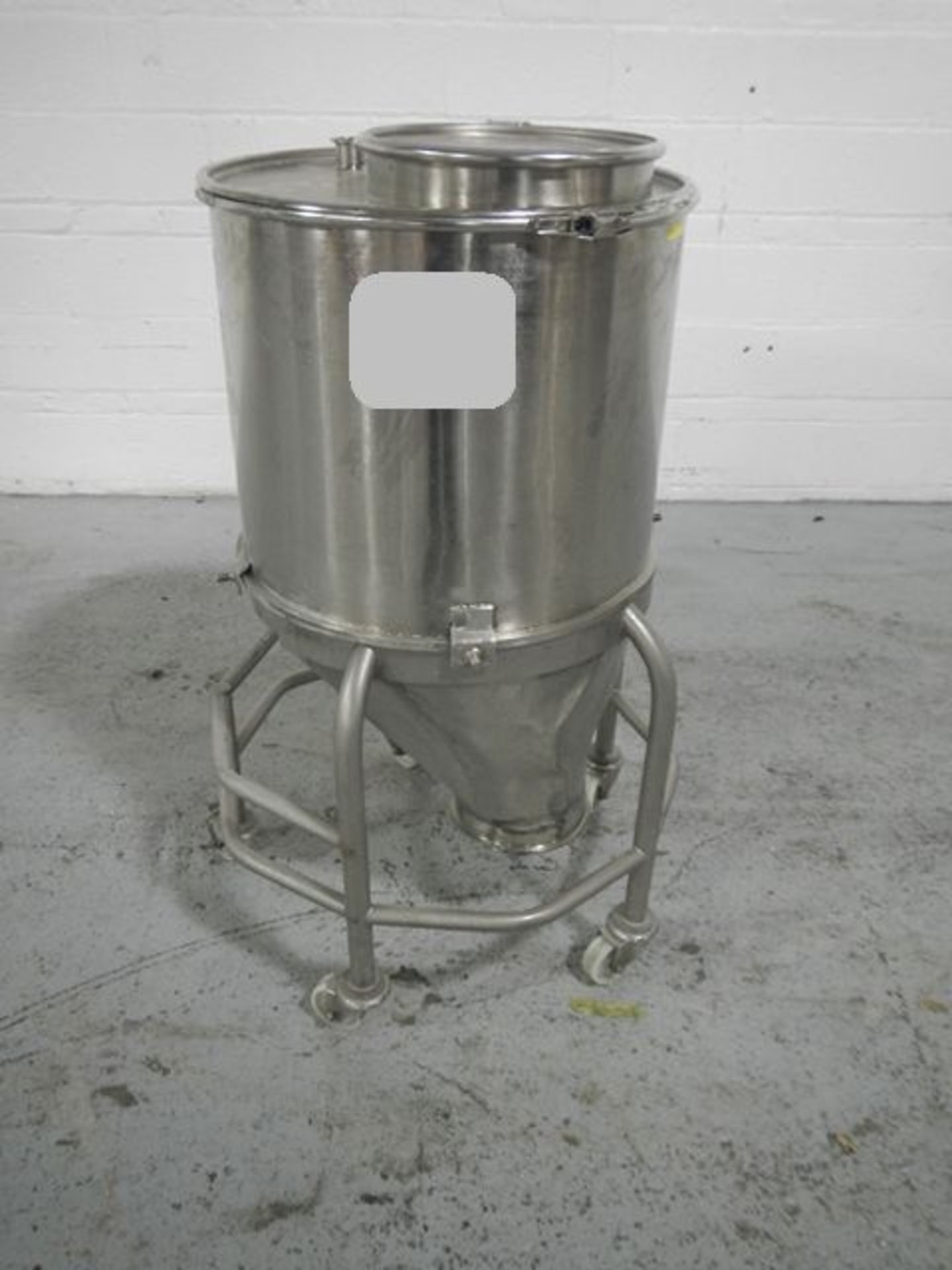 4 Cu. Ft. Stainless Steel Tote Bin **See Auctioneers Note** - Image 2 of 6