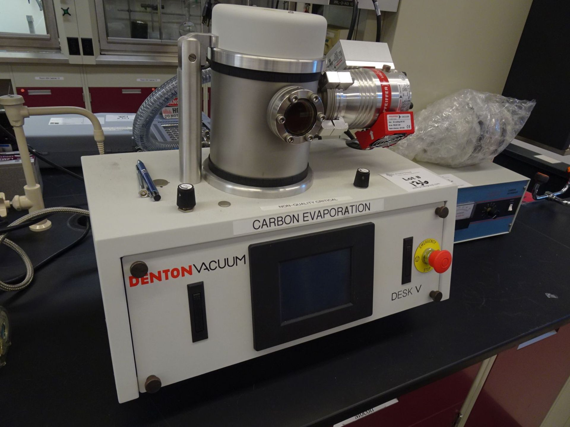 Denton Vacuum Desk V -TSC Carbon Evaporation Benchtop Sputtering Coater - Image 2 of 8