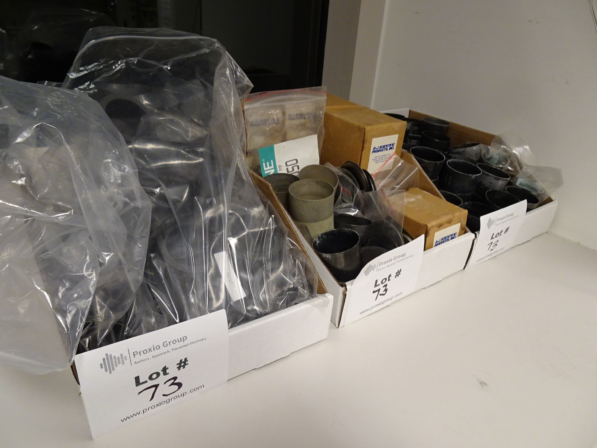 (3) Lot Boxes of Various Crucibles Nickle, Zinc, and Other Materials - Image 3 of 4