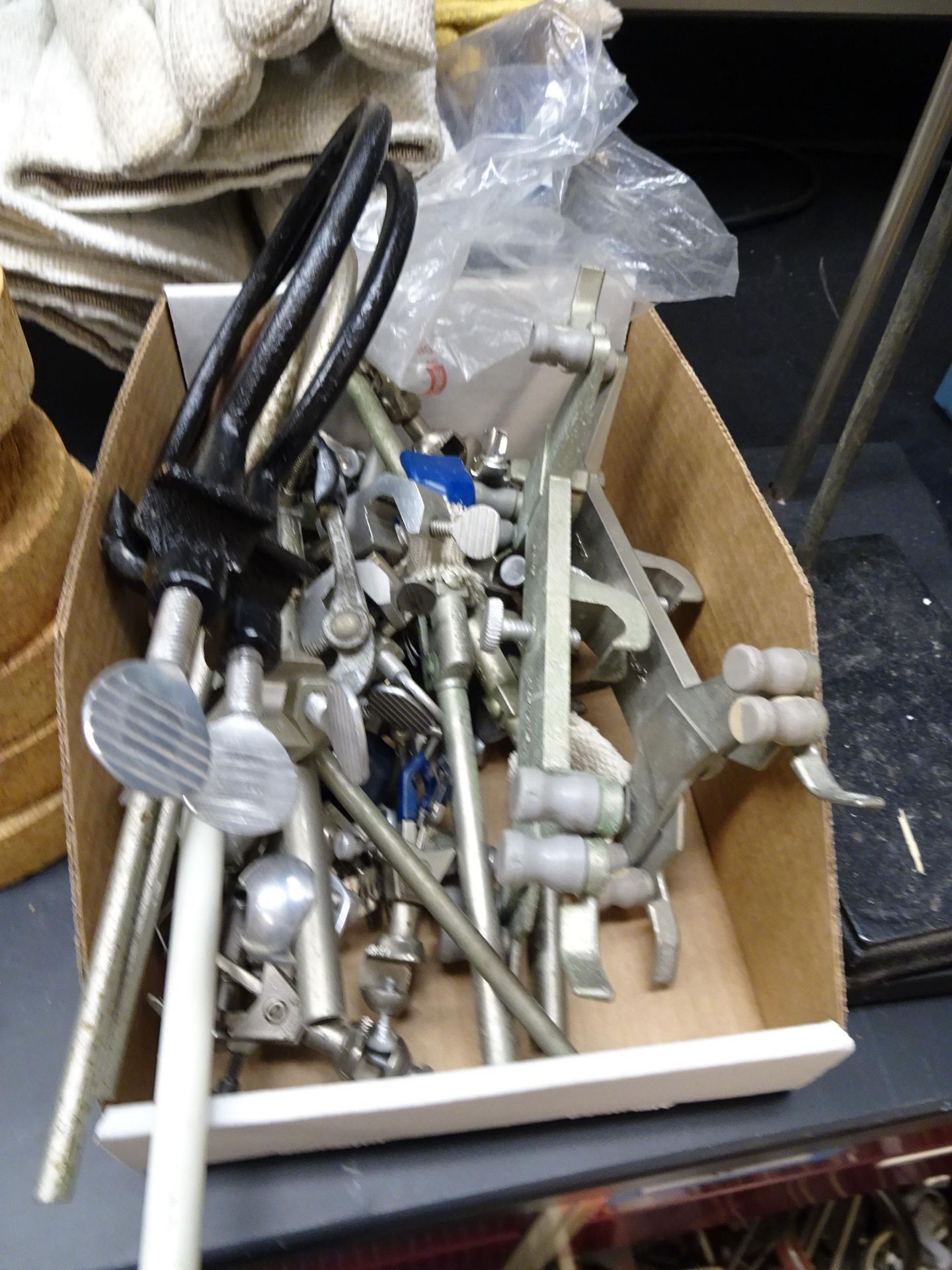 Drawer of Misc Labware Holders, Burners, and Assorted Stands, and Hand Tools - Image 4 of 6