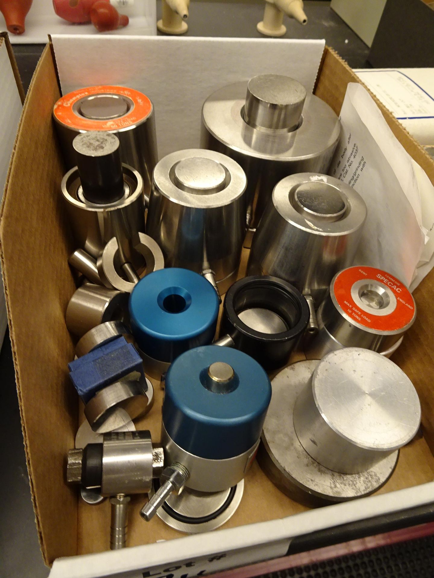 Lot of Various Manufacturer and Size Evacuable XRF Sample Pellet Dies in Various Sizes - Image 3 of 5