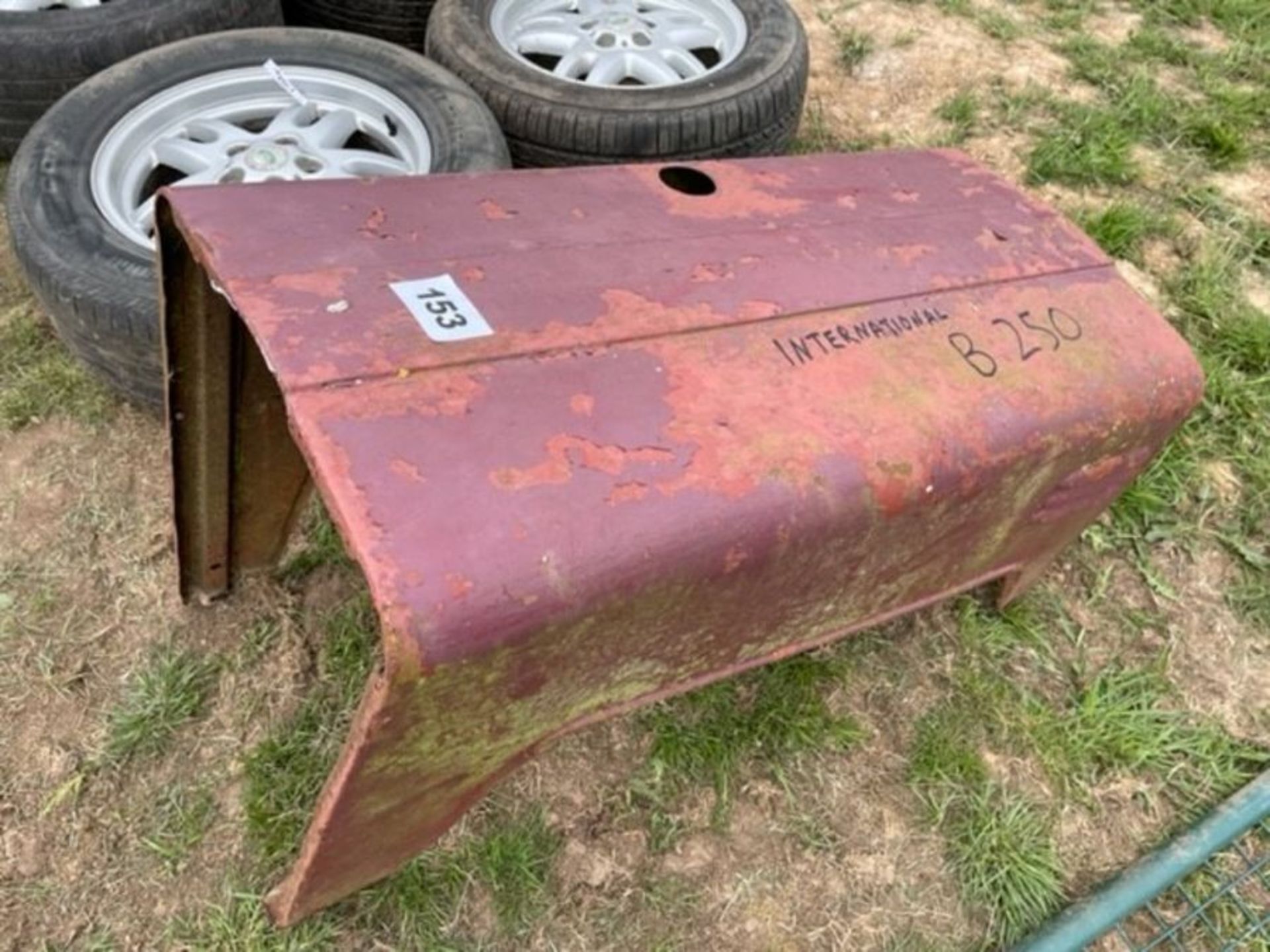 International B250 tractor bonnet