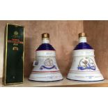 2 BOTTLES OF COMMEMORATIVE BELLS WHISKY, PRINCESS BEATRICE & PRINCESS EUGENIE & A BOTTLE OF ROYAL