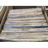 BOX OF VINYL LP'S ORGAN MUSIC HAMMOND/WURLITZER