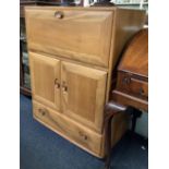 ERCOL WINDSOR BUFFET CABINET, 2ft 8'' WIDE