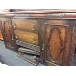 OAK SIDEBOARD 4ft 6'' LONG